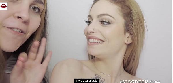  FRENCH GIRLS AURORE and CLARA MIA - FAT FRIEND gets DICK because we FOOL GUY - MISSDEEP.com